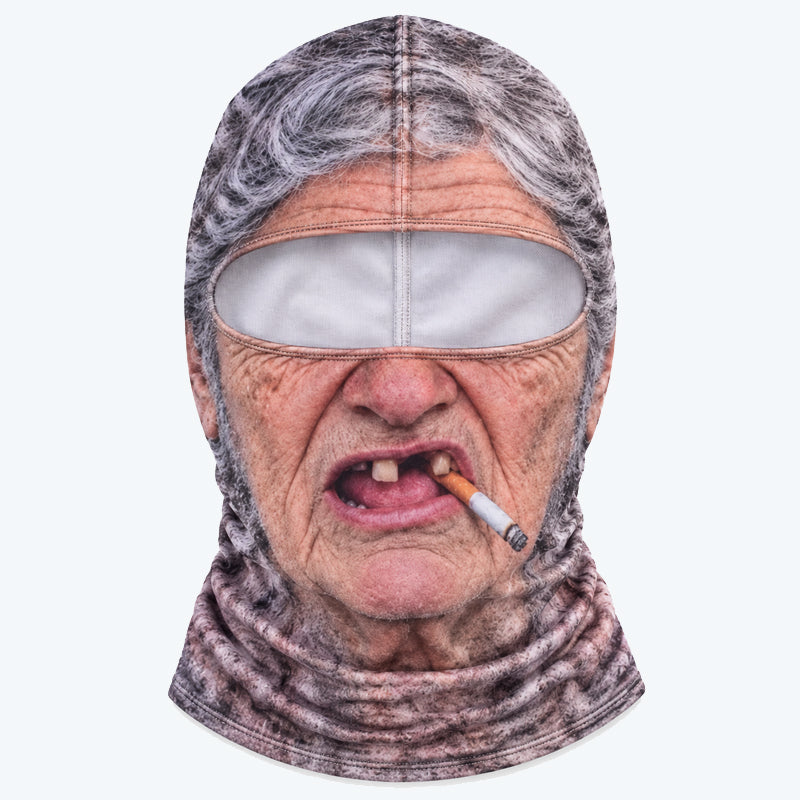 Funny Realistic Face Ski Mask โ Hilarious Gear for Skiing, Riding & Outdoor Fun