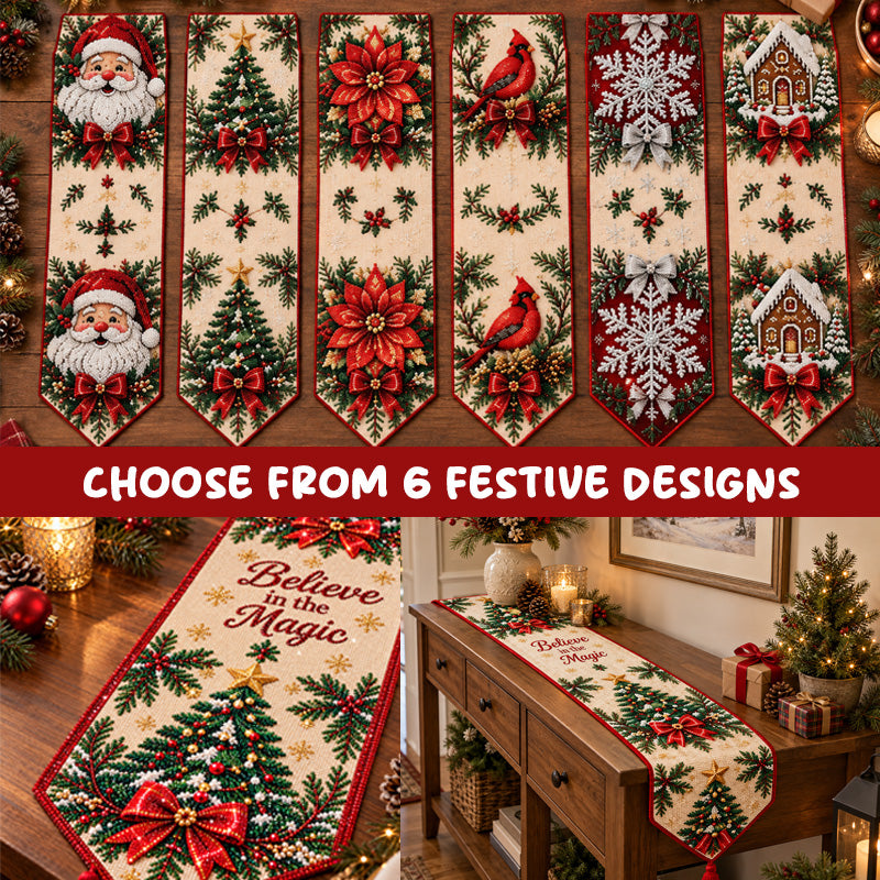 β¨ DIY Christmas Diamond Painting Table Runner Kit