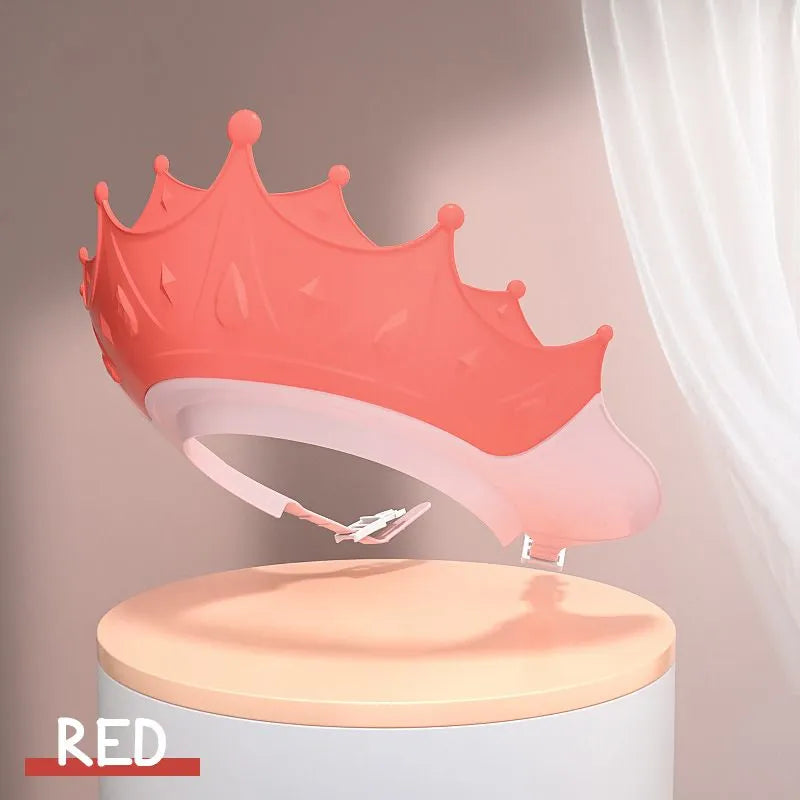 📢 LIMITED TIME 48% OFF! ⏰ Kids' Ear Protective Cap – Waterproof Shower Hat, Adjustable & Cartoon Crown Design ✨