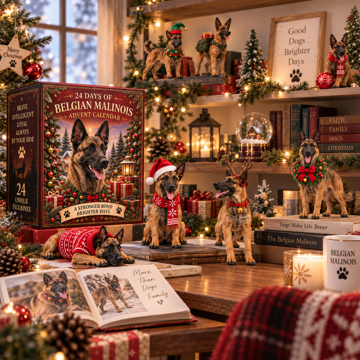 24 Days of Belgian Malinois Joy β 24 Unique Collectible Figurines
