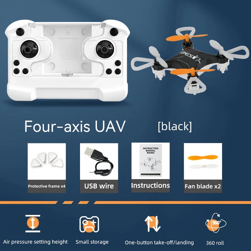 ✨Hot Sale Promotion 49% OFF🎉 New mini unmanned small four-axis remote control aircraft toy