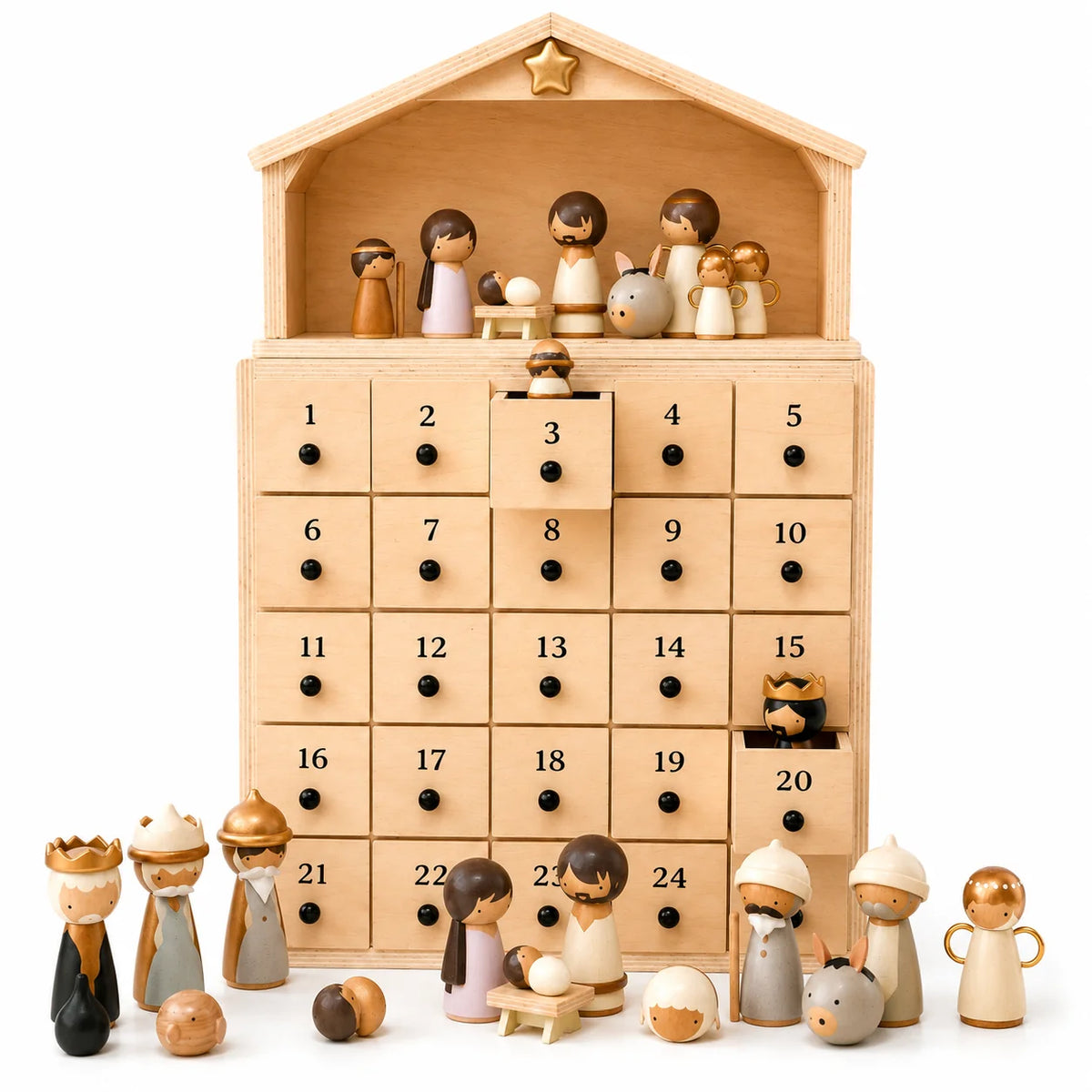 Nativity Advent Calendar 2026 β 24-day Christmas Countdown With Nativity Figures