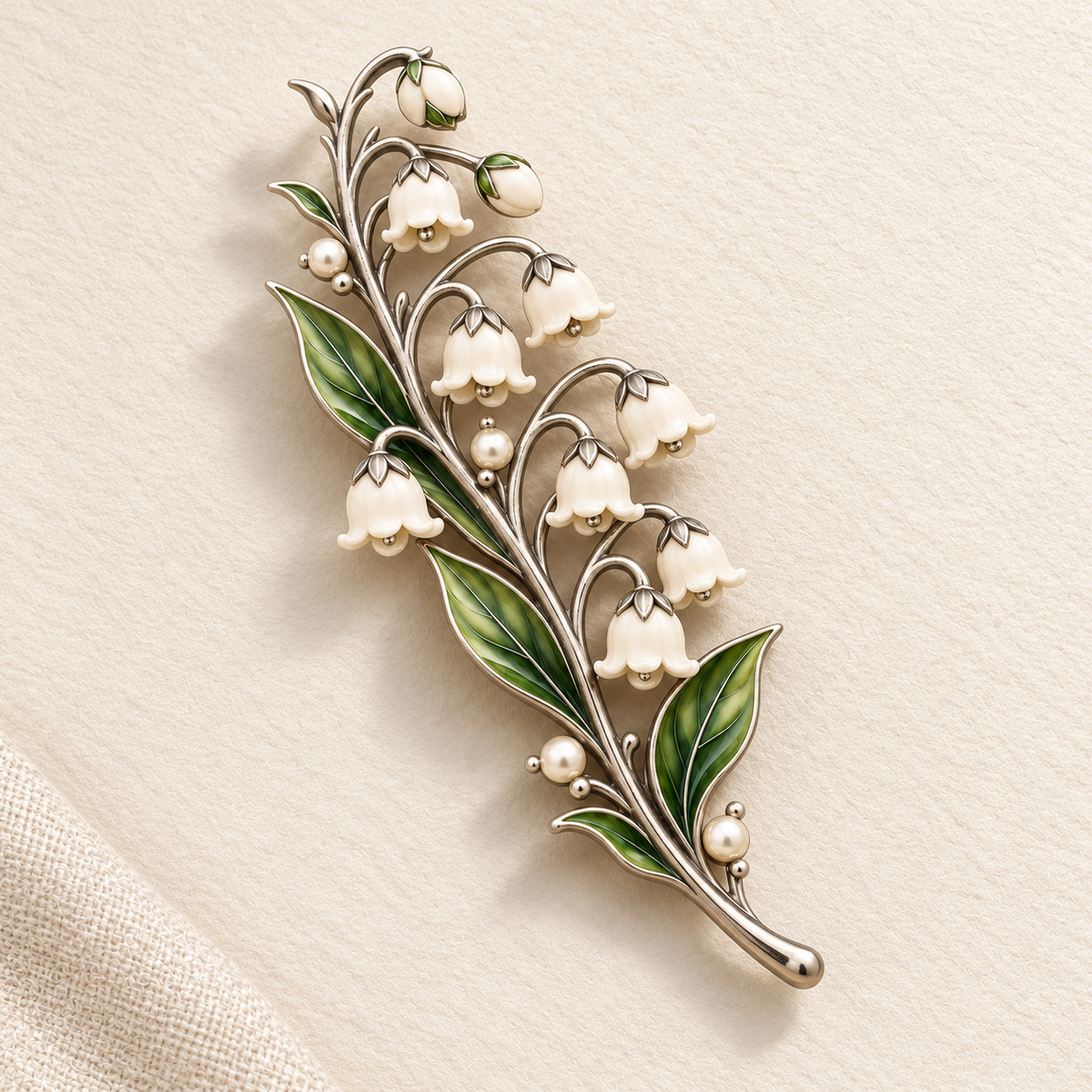 Lily Of The Valley โจ Timeless Vintage Brooch ๐ Pure Elegance Never Fades