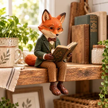 π¦ Reading Fox Ornament | Whimsical Woodland Decor For Book Lovers