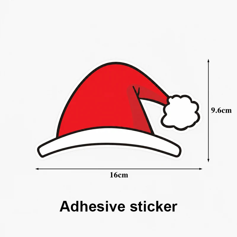 π
π Santa Hat Car Emblem Overlay β Waterproof, Reusable Holiday Decoration For Any Car Badge