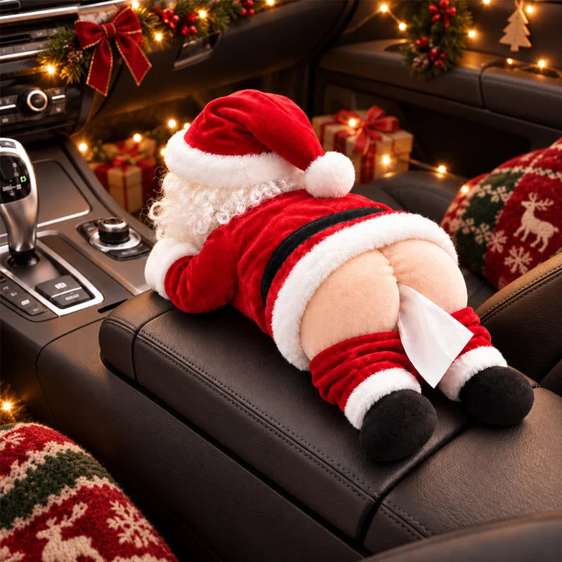 🎄🤣Funny Santa Butt Tissue Box🎅