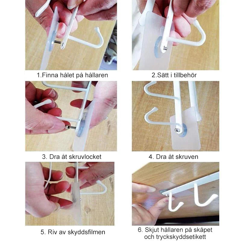 🔥🔥hangers With 6 Hooks | For Shelf