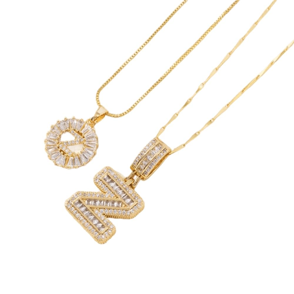 ๐ฅInitial Letter Pendant Necklaces - 2 Pack