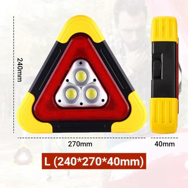 š„2026 New Arrivalš„ 3-IN-1 solar emergency triangle warning light at the roadside