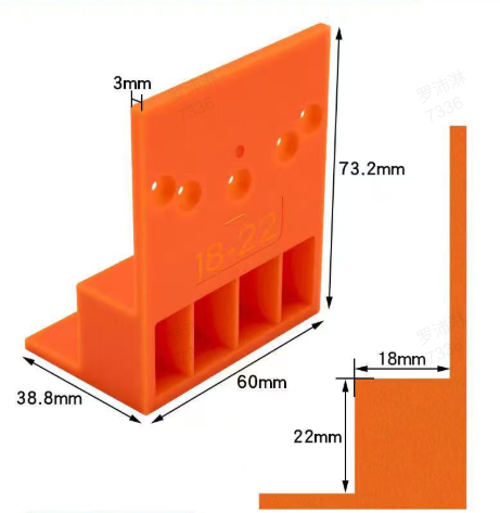 📢📢BUY 1 GET 1 FREE!!⏰Wardrobe Cabinet Side Filler Panel Installation Locator and Stepped Positioning Plate for Precise Hole Alignment