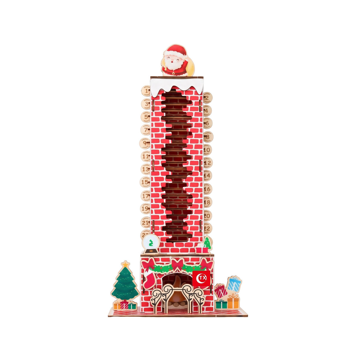 π
Build Your Own Christmas Countdown! DIY Mechanical Santa Chimney Calendar π οΈβ¨