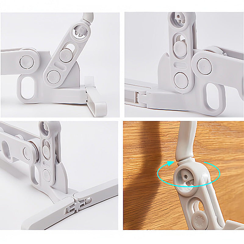 π§₯π¦ Foldable clothes hanger β 5 hooks, space-saving, perfect for travel!