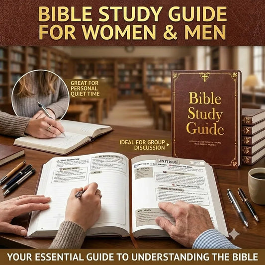 ✝️📚Bible Study Guide for Women & Men – Beginner-Friendly Study of Books