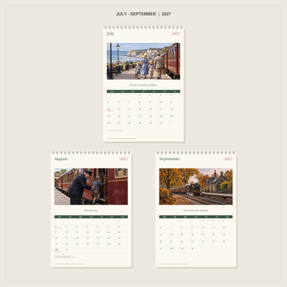 🔥The Railway We Remember - 2027 A4 Wall Calendar