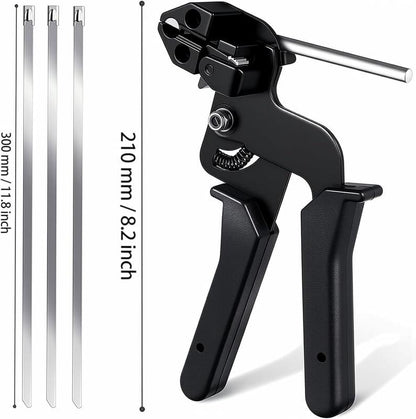 🔥Stainless Steel Cable Tie Tool with Metal Zip Ties