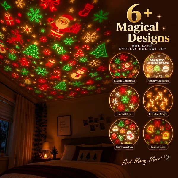 🔥Last Day 49% OFF 🔥 Magical Christmas Tree USB Projector Light – Festive Holiday Atmosphere Lamp