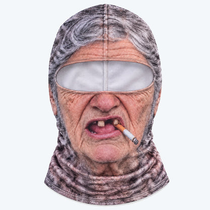 Funny Realistic Face Ski Mask – Hilarious Gear for Skiing, Riding & Outdoor Fun