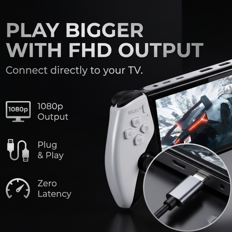 🎄Christmas Sale 49% OFF🎁 WEEKLYARD Retro Handheld Game Console with HD 5-inch IPS Screen over 20,000 Games