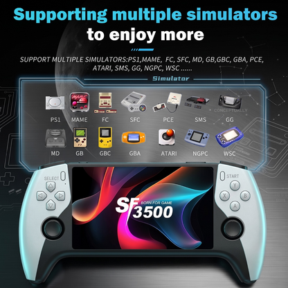 🎄Christmas Sale 49% OFF🎁 WEEKLYARD Retro Handheld Game Console with HD 5-inch IPS Screen over 20,000 Games