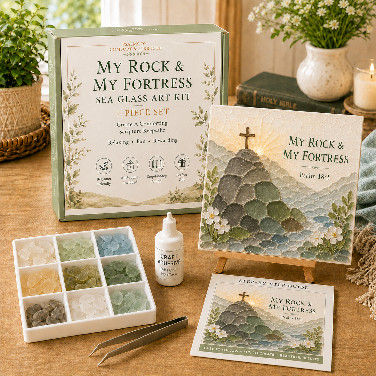 ✝️ Psalms of Comfort & Strength Art Kit