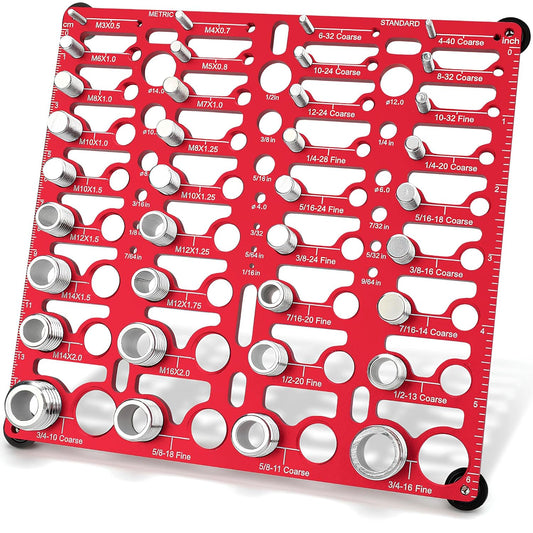 Nut and Bolt Thread Checker (SAE & Metric)
