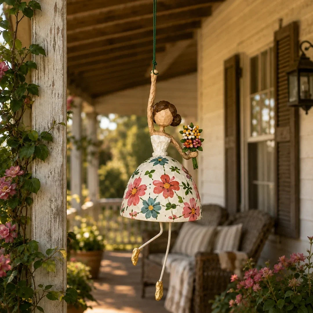 💃🌸 Let Your Space Dance — Whimsical Dancing Lady Hanging Ornament