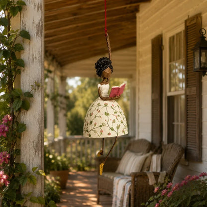 💃🌸 Let Your Space Dance — Whimsical Dancing Lady Hanging Ornament