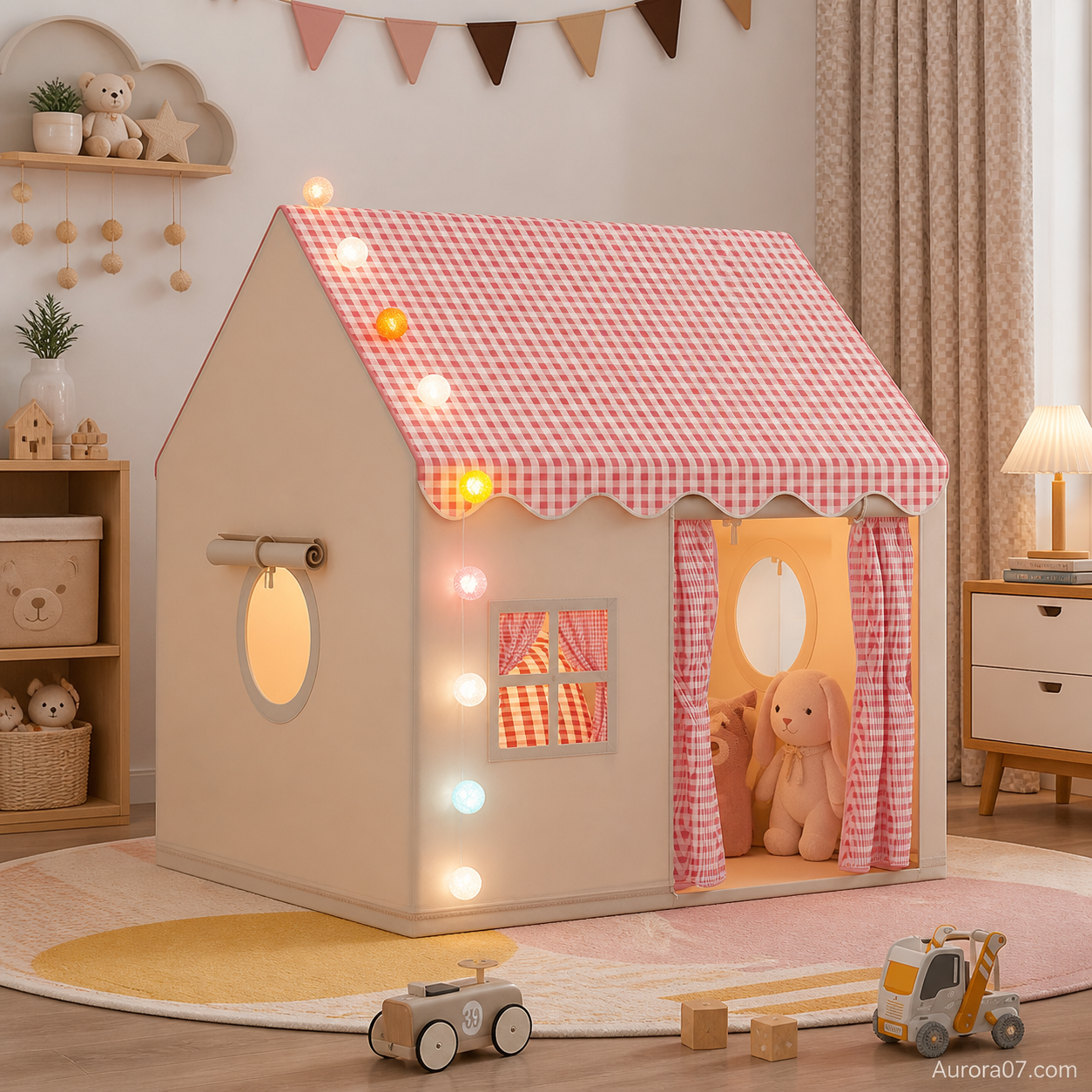 🏰 49% OFF NOW! ⏰ Children's Play Tent Castle – Spacious & easy to set up – Breathable fabric, perfect for indoor or outdoor fun – encourages imaginative play ✨🧸