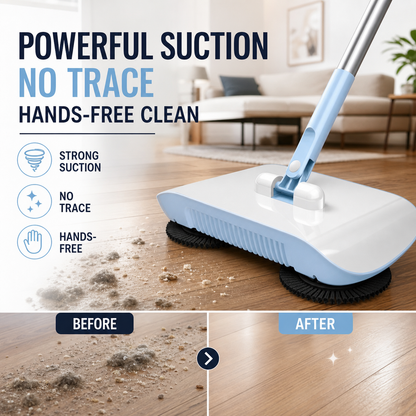 Smart Robot Vacuum Cleaner with Mop & Broom