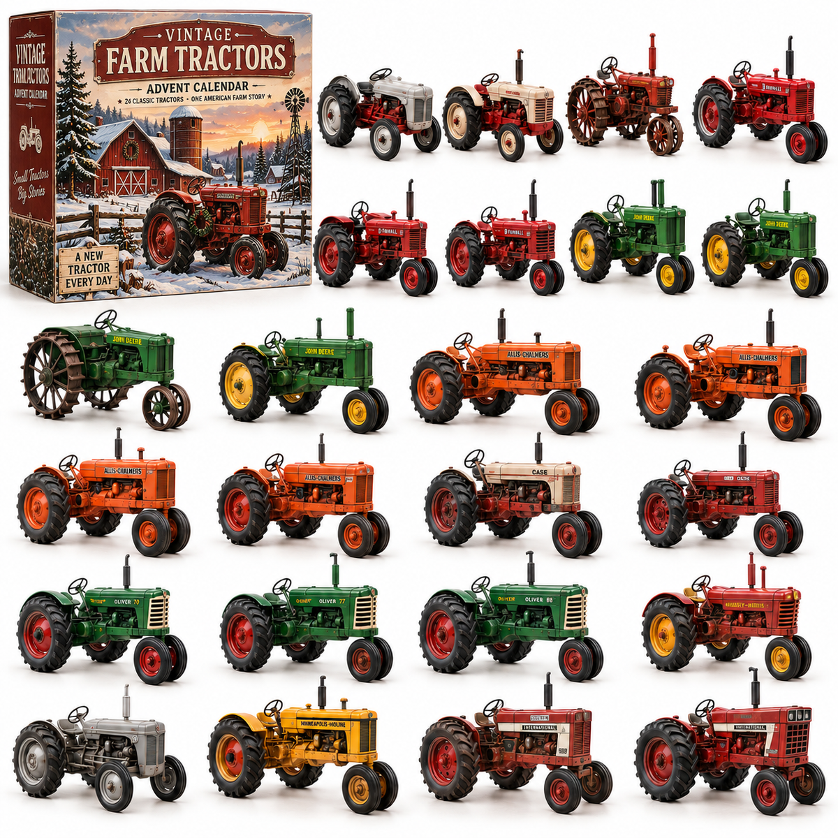 🚜24 Days of Vintage Farm Tractors – American Farm Classics