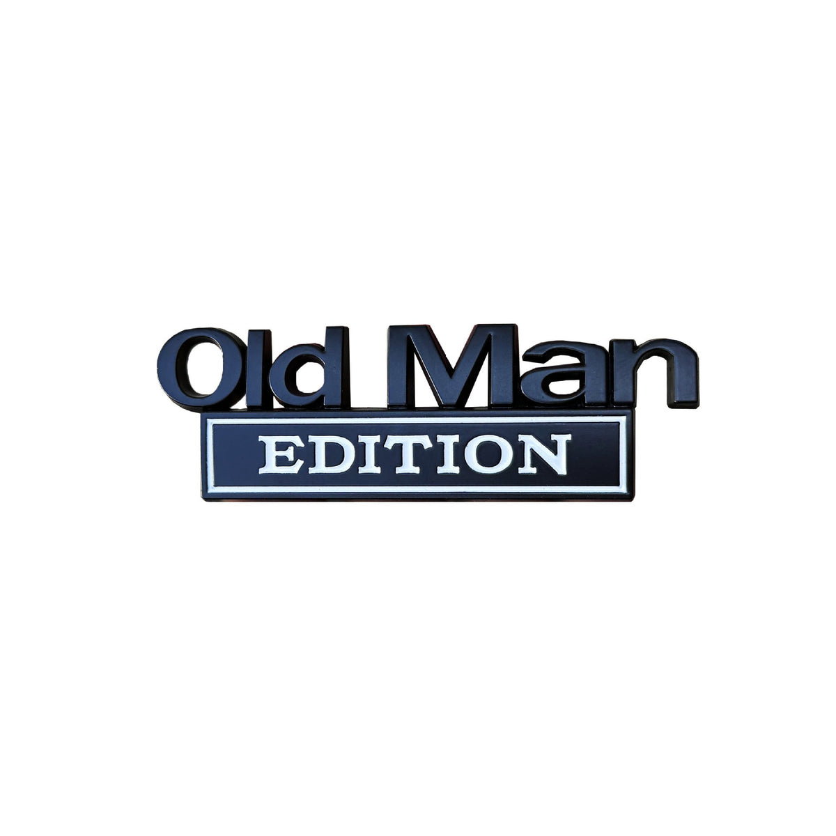 FUCK IT Edition Emblem/Old Man Edition Car Emblem