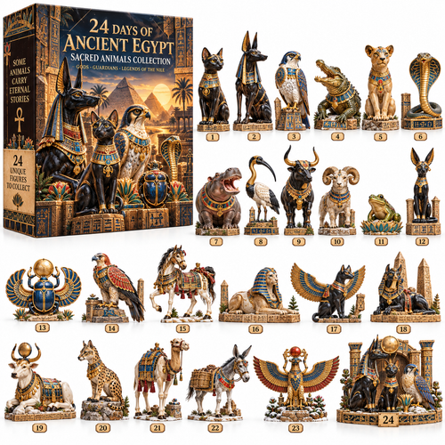 🐈‍⬛🏺24 Days of Ancient Egypt – Sacred Animals & Guardians Collection ✨