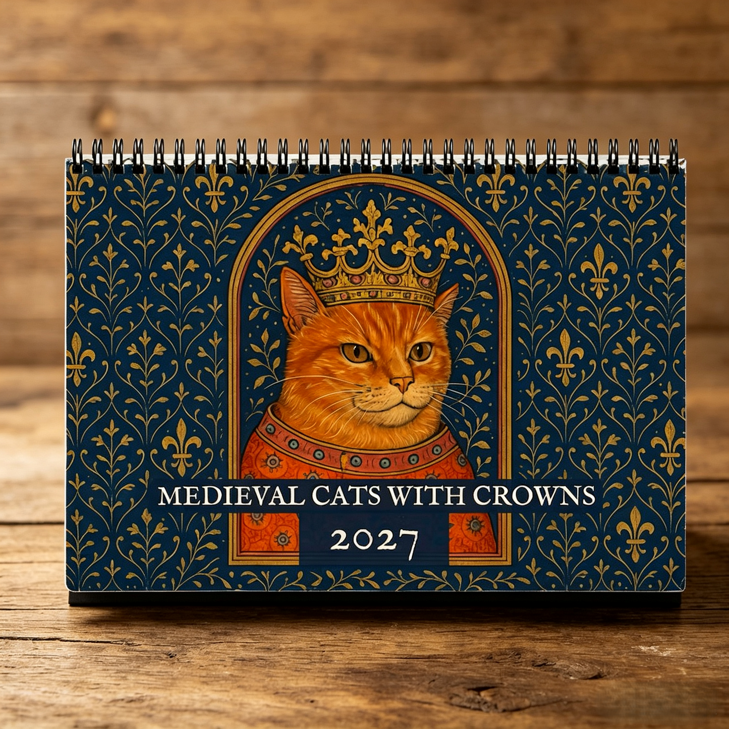 Medieval Cats with Crowns Calendar 2027