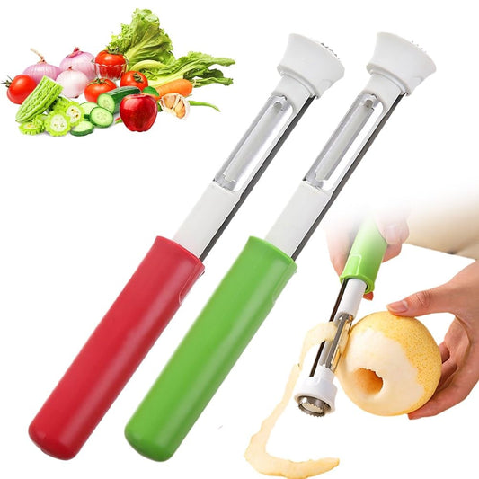2-in-1 Stainless Steel Fruit Corer & Vegetable Peeler