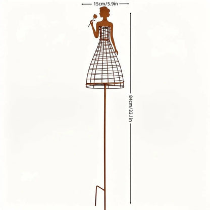 🌹👗 Living Floral Lady Garden Trellis – Sculptural Climbing Frame for Roses & Vines