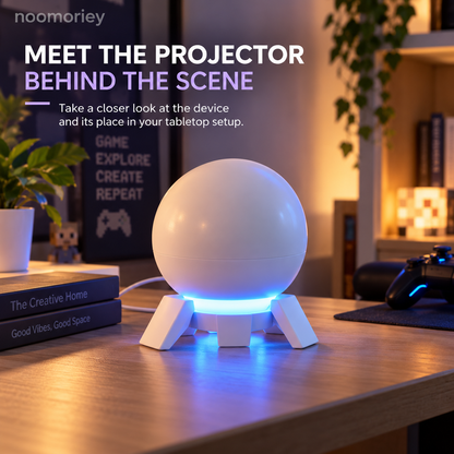 🎮 Pixel Fantasy Scene Projector – Ambient Decor for Gaming Rooms！！！