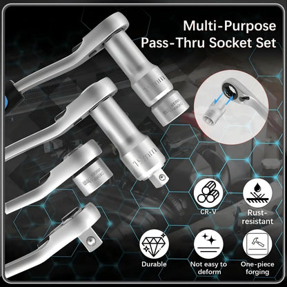 17PCS Pass Through Socket Set