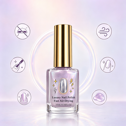 📢📢Buy 1 get 1 free !! ⏰Lilac Glossy Mirror Nail Strengthener