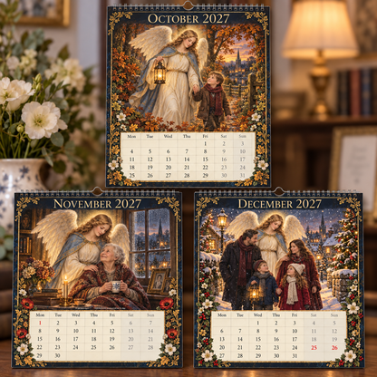 📅 2027 Angels Beside UK Wall Calendar