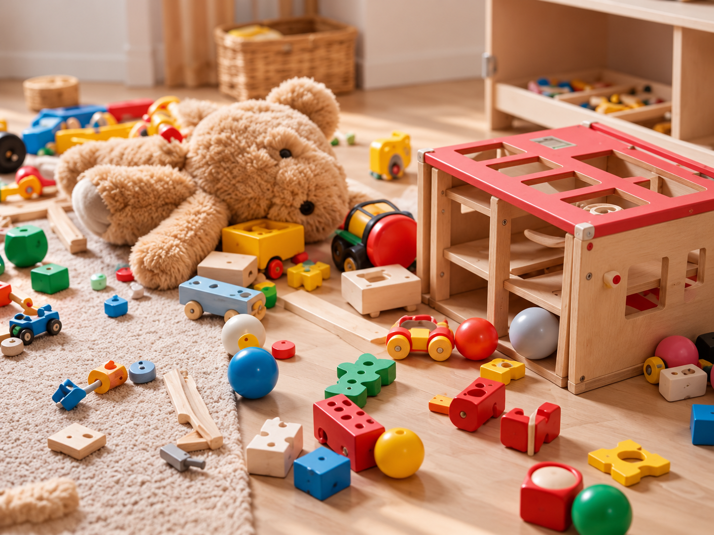 Cluttered Play Space