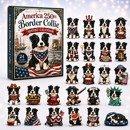 CHRISMAST KICKOFF 48% OFF - 2026 Grassland Running Sheepdog Blind Box - 24-Day Festive Countdown, Acrylic Charms Blind Box - Gift For Dog Lovers