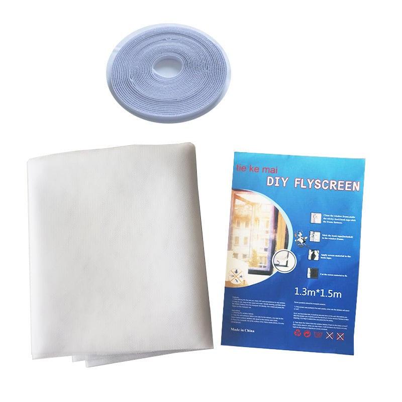 Self-Adhesive Window Fly Screen Mesh – Cut-to-Size Insect & Mosquito Net for Windows