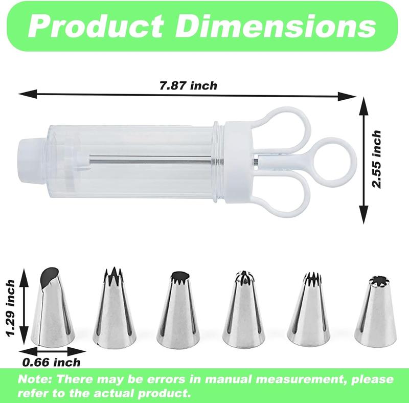 📢 LIMITED TIME 49% OFF! ⏰ Stainless Steel Cake Decorating Gun Kit – Complete Frosting Piping Set with 18 Tips & Nozzles – Decorate Inside & Out ✨