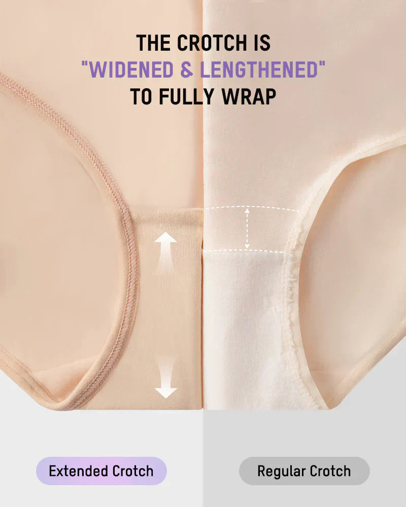 🌸 Last Day Special Price £9.99 ! 🔥Plus-Size High-Waist Cross Tummy Control Panties