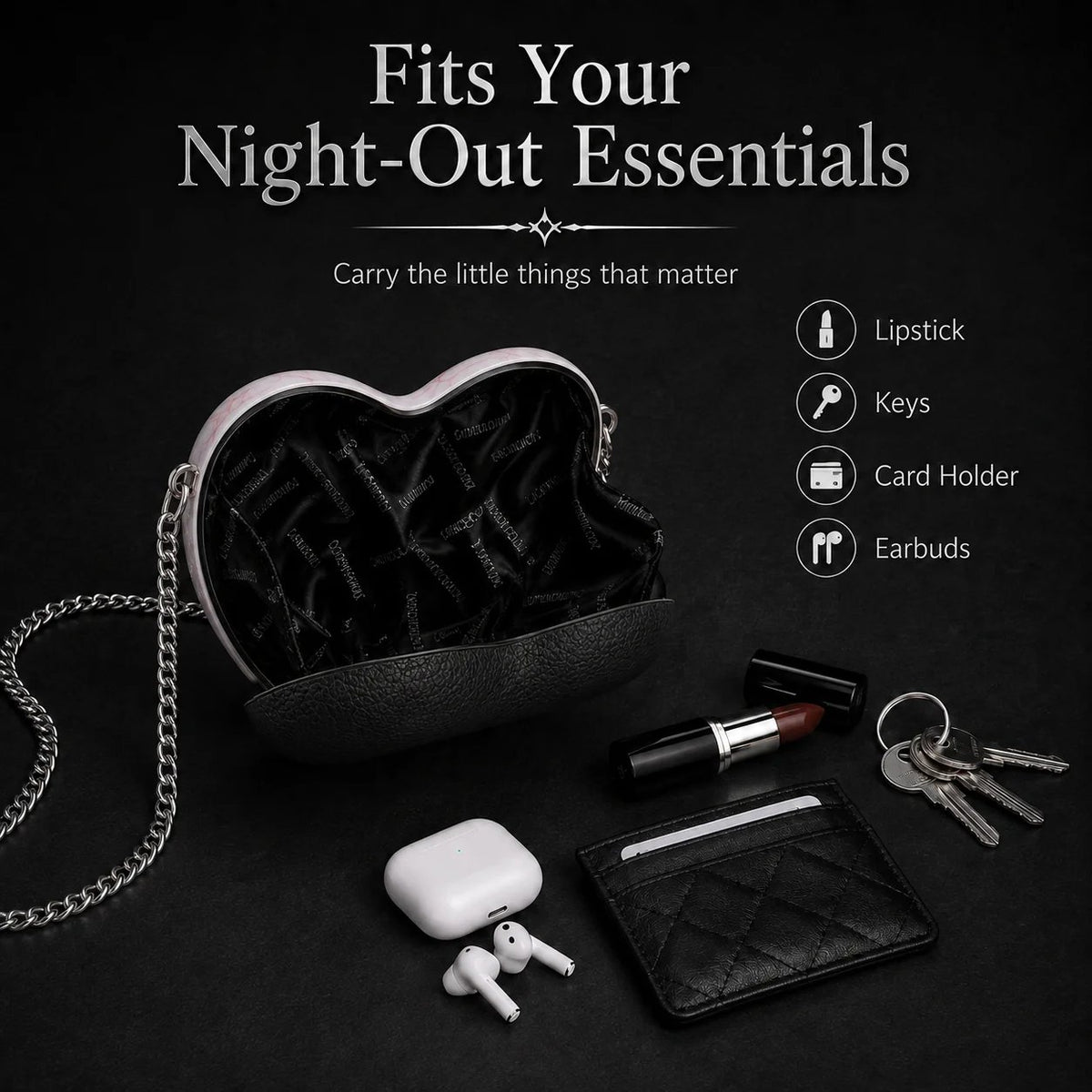🔥Last Day 49% OFF 🖤👁 Gothic Heart Eye Statement Crossbody Bag