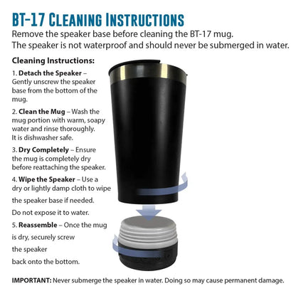🔊 Stainless Steel Insulated Mug with Bluetooth Speaker – Rechargeable LED Light Cup for Music, Drinks & Outdoor Enjoyment