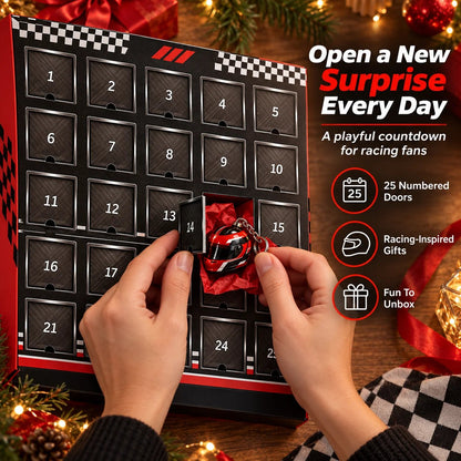 🏁  25-Day Formula Racing Advent Calendar – Ultimate Christmas Countdown for Racing Fans