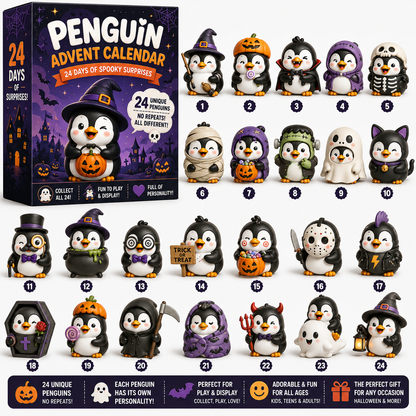 🐧 24 Days of Penguin Surprises Advent Calendar – 24 Unique Penguins, 3 Fun Editions