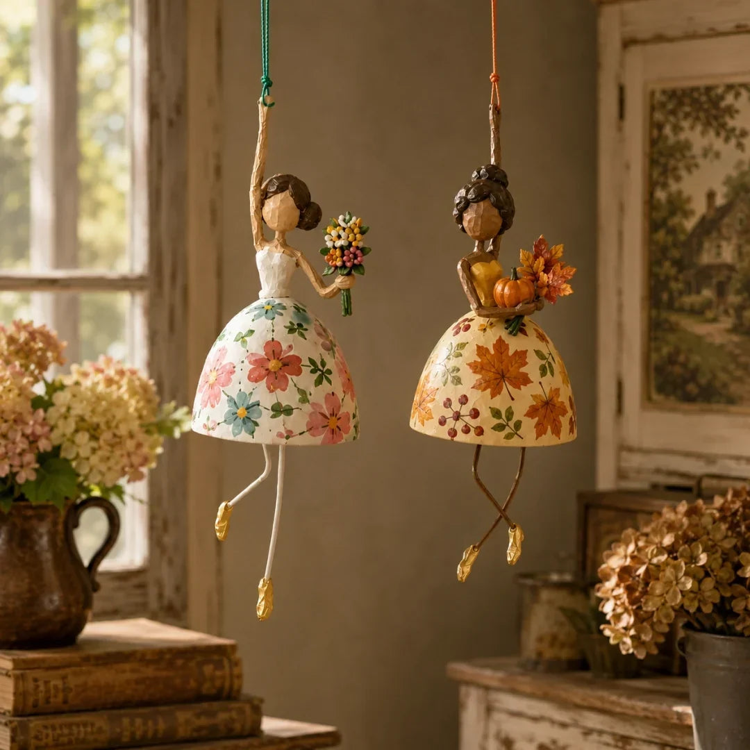 💃🌸 Let Your Space Dance — Whimsical Dancing Lady Hanging Ornament