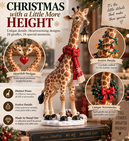 🦒🦒 24 Days of Giraffe Christmas — 24 Unique Holiday Characters